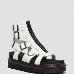 Dr Martens Women's Olson Zipped leather strap Sandals